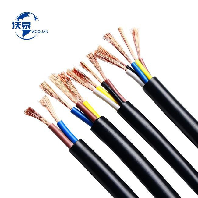 300 500V Multi Core Stranded Copper Conductor Electric Wires Cables